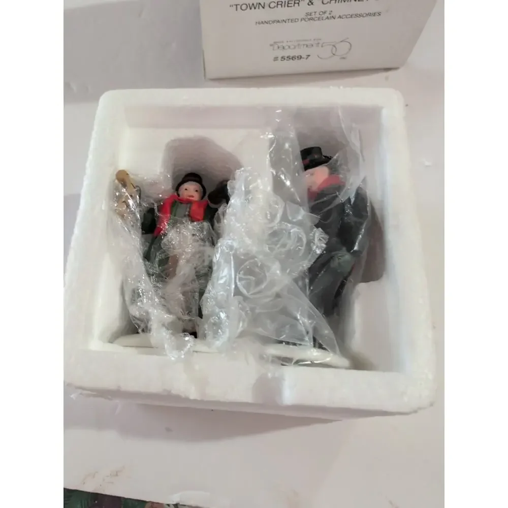 Dept 56,Heritage Village Accessories - Town Crier &‎ Chimney Sweep #5569-7